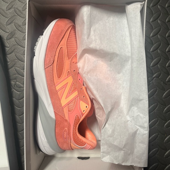 New Balance 990 v6 Mens Size 7.5 Womens 9 Made in USA Salmon U990SR6 Shoes NEW - Picture 9 of 11